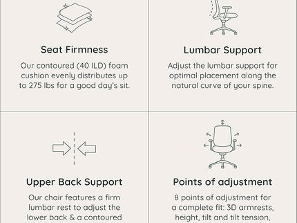 Branch Ergonomic Chair – Adjustable Lumbar