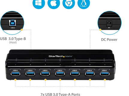 StarTech.com 7 Port USB 3.0 Hub