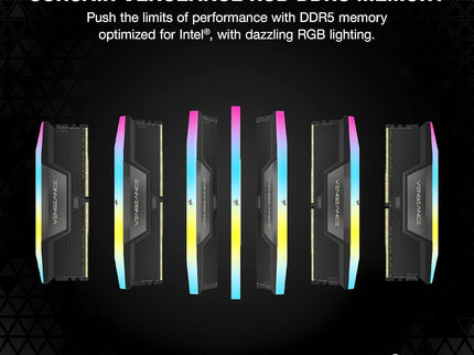 CORSAIR Vengeance RGB DDR5 RAM 64GB (2x32GB)
