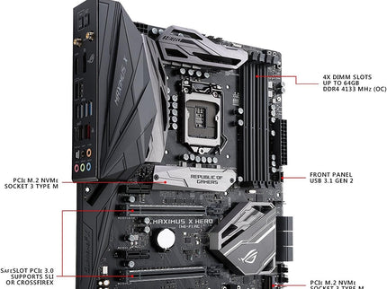 ASUS ROG Maximus X Hero LGA1151 (Intel 8th Gen) DDR4