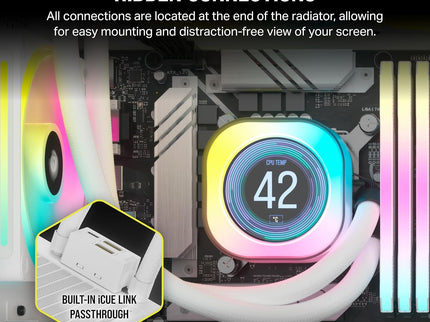 Corsair iCUE Link H150i LCD Liquid CPU Cooler