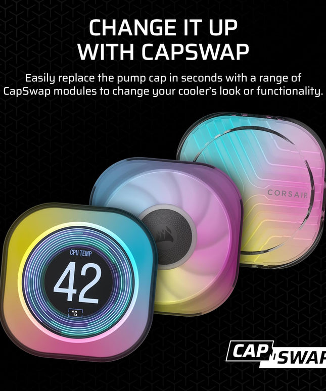 Corsair iCUE Link Titan 360 RX LCD Liquid CPU Cooler