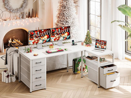 Coleshome L-Shaped Desk