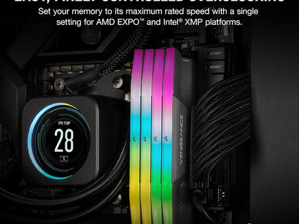 CORSAIR Vengeance RGB DDR5 RAM 16GB (1x16GB)