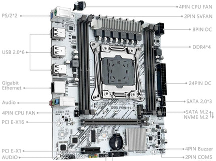 X99 LGA 2011-3 Motherboard for Intel Xeon