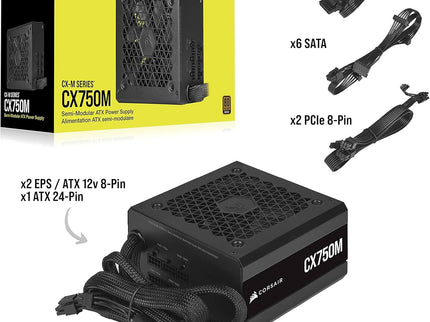 CORSAIR CX750M 80 PLUS Bronze