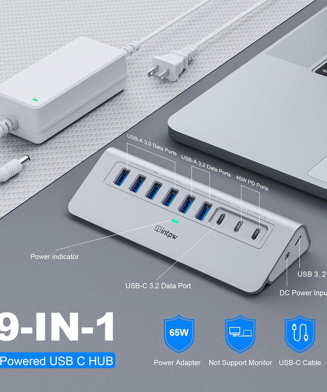 Powered USB Hub 10Gbps