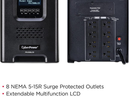 CyberPower PR1500LCD Smart App Sinewave UPS System