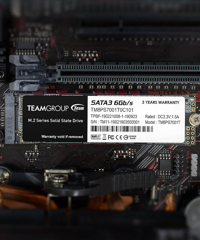 TEAMGROUP MS30 1TB with SLC Cache 3D NAND TLC M.2 2280 SATA III