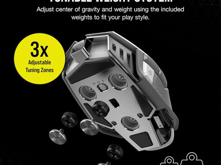 Corsair M65 RGB Ultra Wireless FPS Mouse – 26,000 DPI