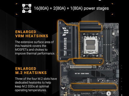 TUF Gaming X870E-PLUS WIFI7 AMD X870E ATX Motherboard