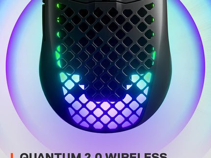 SteelSeries Aerox 3 Wireless RGB Gaming Mouse – 18K DPI