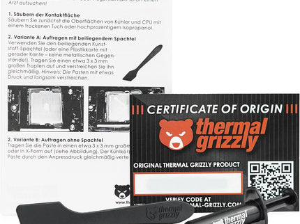 Thermal Grizzly Kryonaut 1g – High-Performance Thermal Paste
