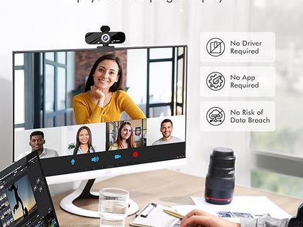 USB HD Webcam – 1080P Wide-Angle