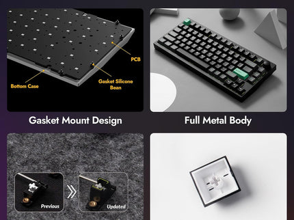 P1 HE 75% Wireless Mechanical Gaming Keyboard