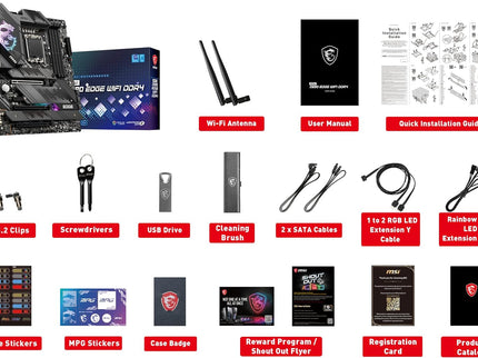 MSI MPG Z690 Edge WiFi DDR4 Gaming PC Motherboard