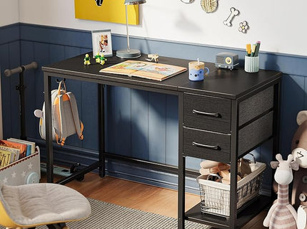 CubiCubi Computer Desk with 2 Drawers