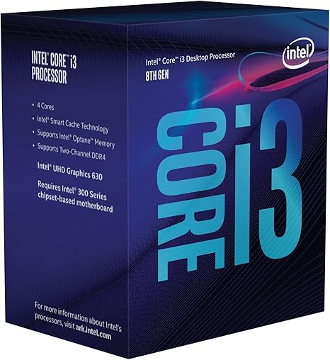 Intel BX80684I38100 8th Gen Core i3-8100 Processor (BX80684I38100)