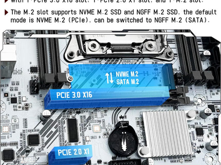 X99 LGA 2011-3 Motherboard for Intel Xeon