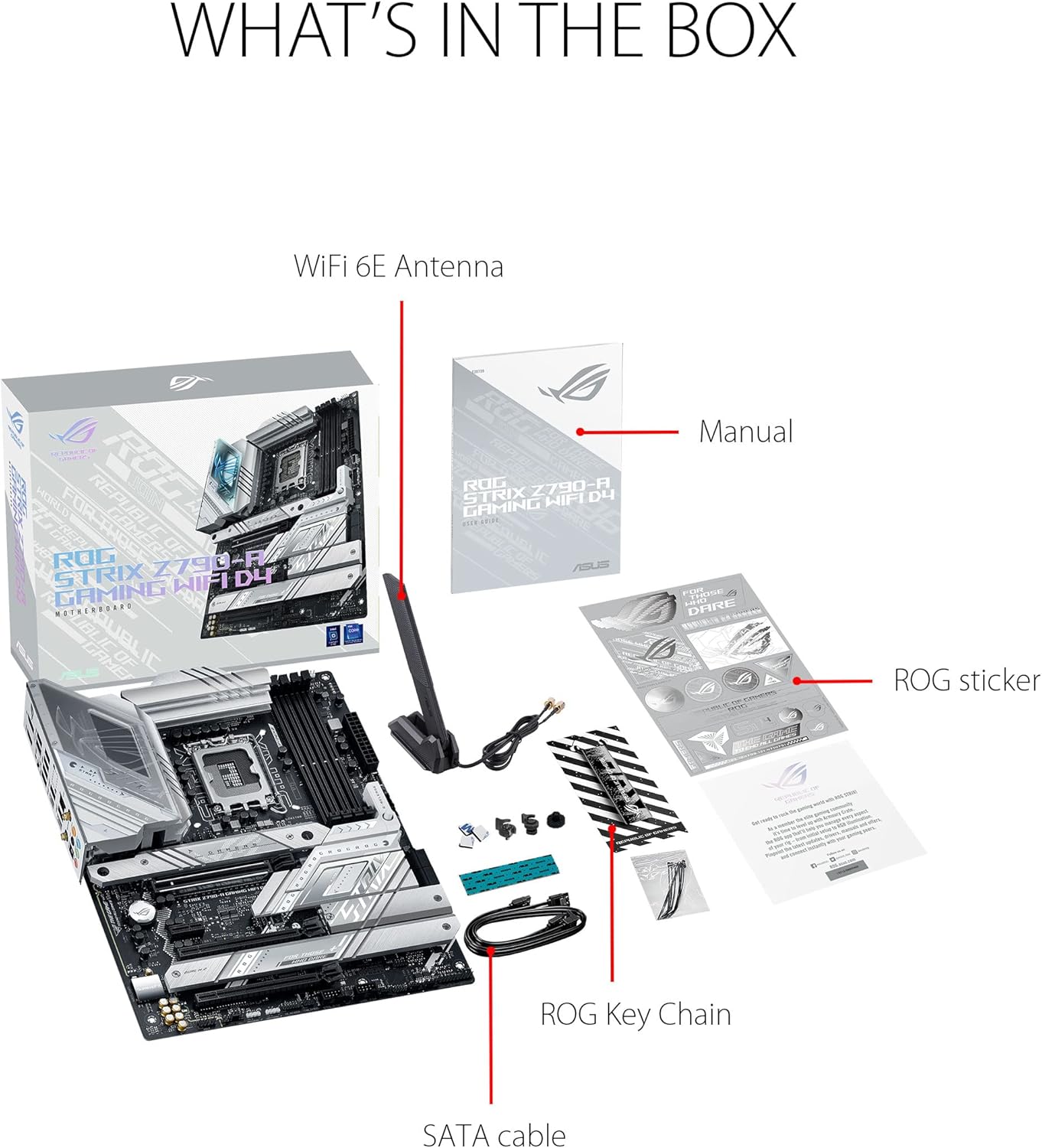 ASUS ROG Strix Z790-A Gaming WiFi D4 LGA1700(Intel 14th& 13th & 12th Gen) ATX gaming motherboard(16+1 power stages,DDR4,4xM.2 slots, PCIe 5.0,WiFi 6E,USB 3.2 Gen 2x2 Type-C with PD 3.0 up to 30W)
