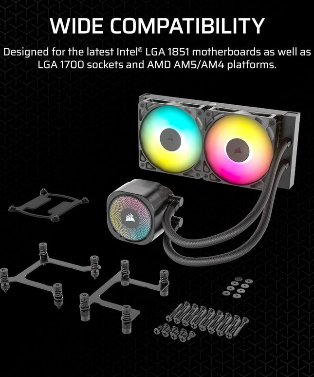 Corsair Nautilus 240 RS ARGB Liquid CPU Cooler