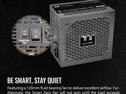 Thermaltake GF1 (2024) Fully Modular ATX 850W Power Supply
