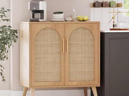 Serava Rattan Storage Cabinet