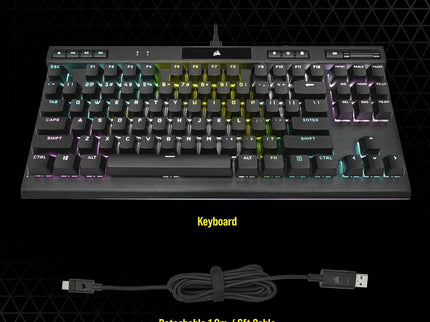 Corsair K70 RGB TKL Champion Series – Optical-Mechanical Keyboard