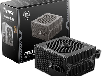 MSI MAG A550BN, Non-Modular Compact 550W Power Supply