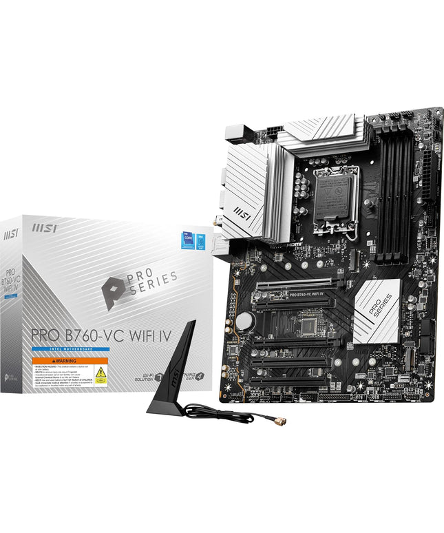 MSI PRO B760-VC WiFi IV ProSeries Motherboard