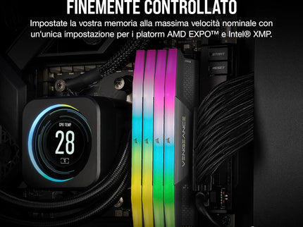 CORSAIR Vengeance RGB DDR5 RAM 96GB