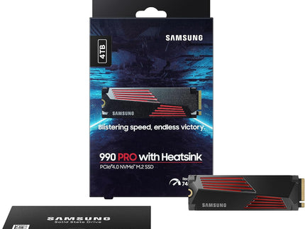 SAMSUNG 990 PRO SSD 4TB PCIe 4.0 M.2 2280 Internal Solid State Hard Drive