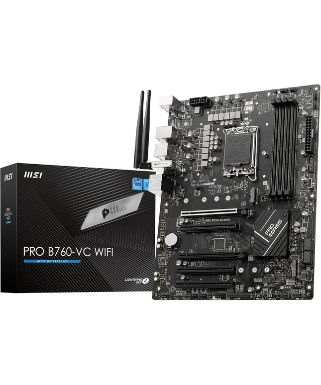 MSI PRO B760-VC WiFi ProSeries Motherboard