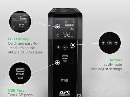 APC UPS 1000VA Sine Wave UPS