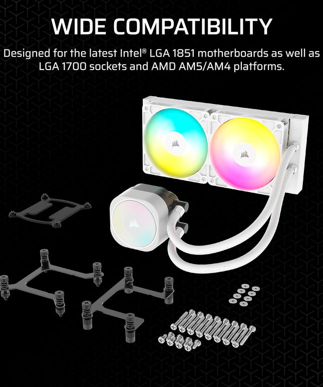 Corsair Nautilus 240 RS ARGB Liquid CPU Cooler