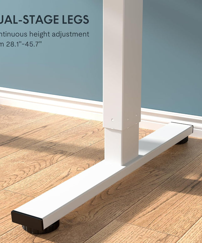 FlexiSpot EN1 Standing Desk – 55"x28" Electric Height Adjustable