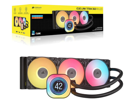 Corsair iCUE Link Titan 360 RX LCD Liquid CPU Cooler