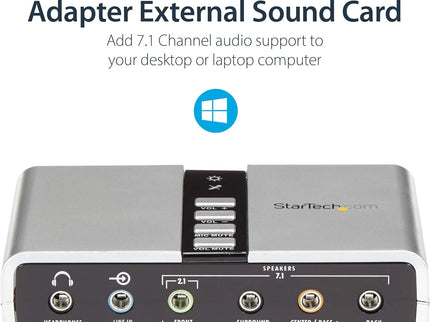 StarTech.com 7.1 USB Sound Card