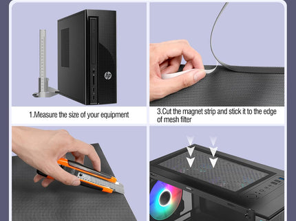 MoKo 400x300mm Magnetic PC Dust Filter