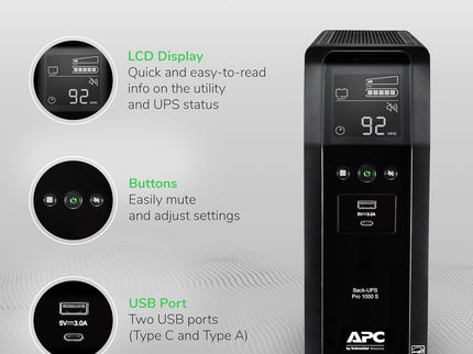 APC UPS 1000VA Sine Wave UPS