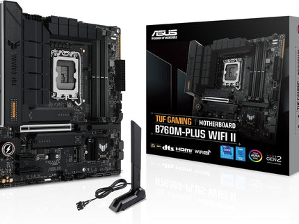 TUF Gaming B760M-PLUS WiFi II Intel B760 LGA 1700 mATX Motherboard