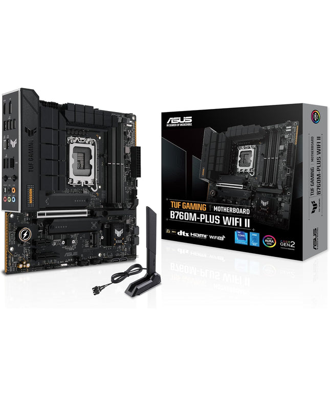 TUF Gaming B760M-PLUS WiFi II Intel B760 LGA 1700 mATX Motherboard