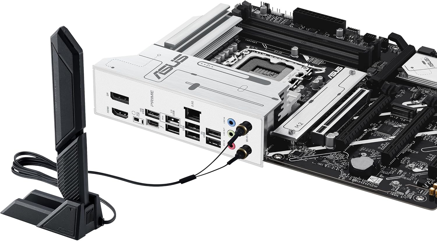 ASUS PRIME Z890-P WIFI Z890 LGA 1851 ATX motherboard, Intel® Core™ Ultra Series 2 Ready, Advanced AI PC-ready, 14+1+1+2 power stage, DDR5, PCIe® 5.0, Thunderbolt™ 4 USB Type-C®, 4x M.2, Wi-Fi 7, 2.5Gb