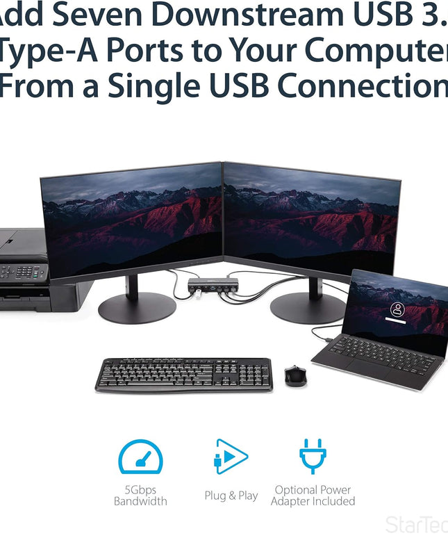 StarTech.com 7 Port USB 3.0 Hub