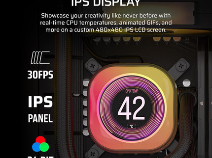 Corsair iCUE Link Titan 360 RX LCD Liquid CPU Cooler