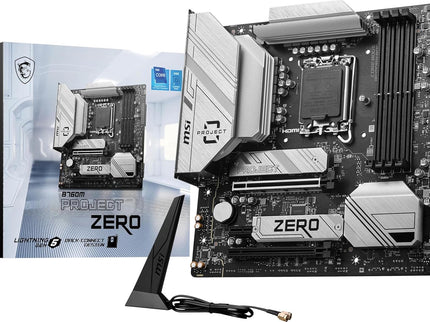 MSI B760M Project Zero Gaming Motherboard
