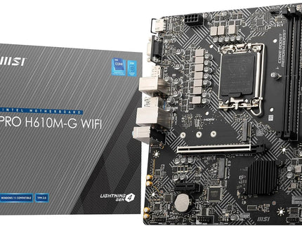 MSI PRO H610M-G WiFi Motherboard