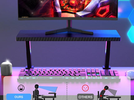 Mr IRONSTONE L-Shaped Gaming Desk