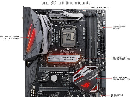 ASUS ROG Maximus X Hero LGA1151 (Intel 8th Gen) DDR4