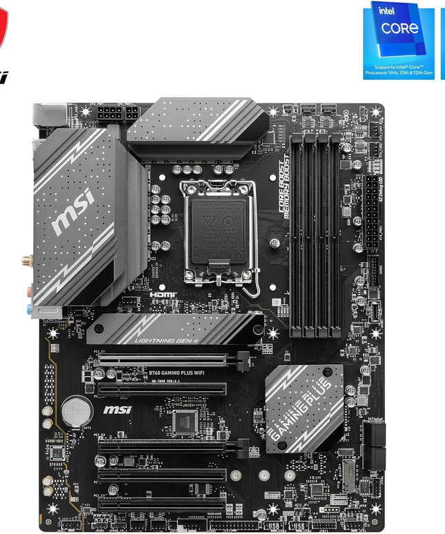 MSI B760 Gaming Plus WiFi Motherboard